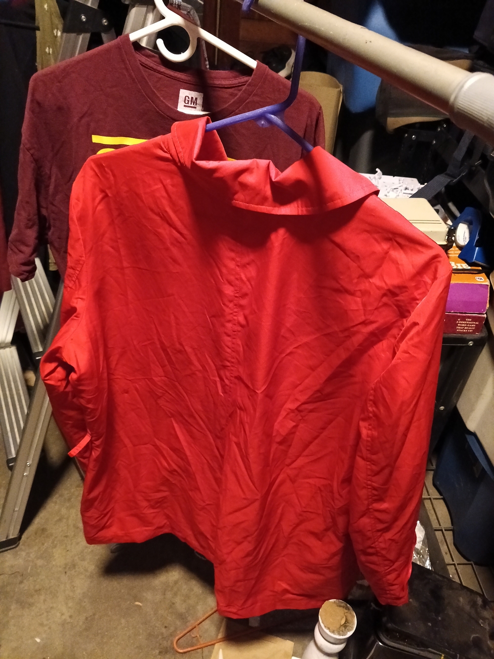 Blair Bright Red Women's Trench Coat - Picture 3 of 3